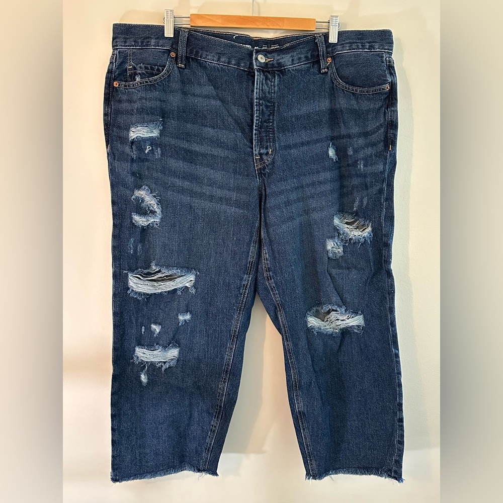 Old Navy Slouchy Straight Leg Jean 20w
